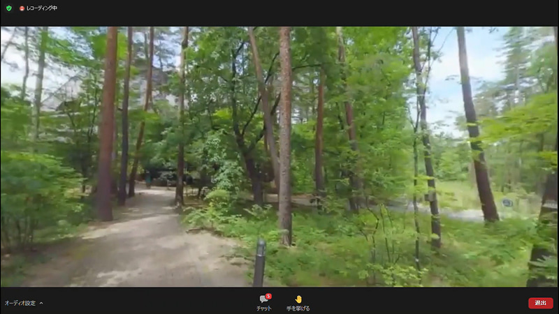 森に囲まれた白州蒸留所