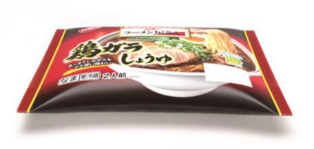 従来のピロー包装（トレーあり）