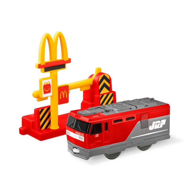 EH500金太郎＆マクドナルド踏切
