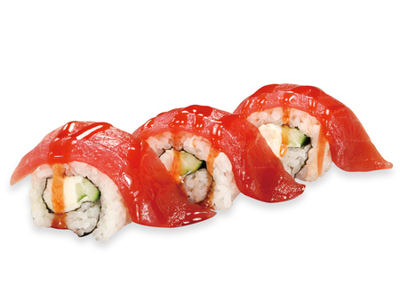 「まぐろドラゴンロール」220円