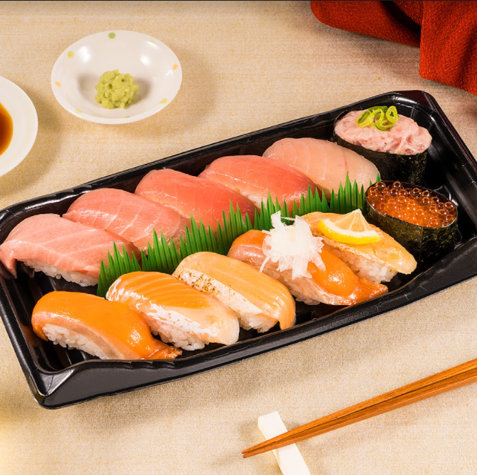 まぐろサーモンづくしセット1人前（1780円）