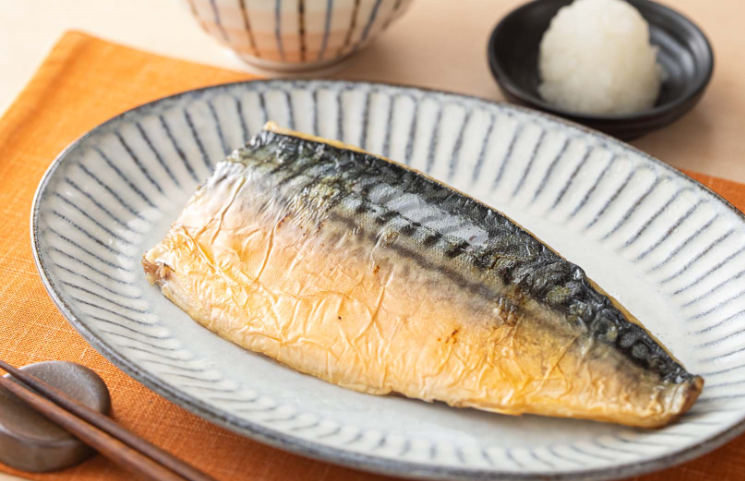 さば灰干焼き