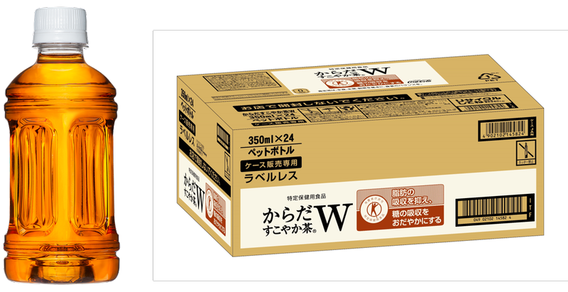 コカ・コーラ「からだすこやか茶W ラベルレス」