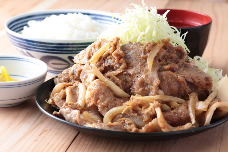 絶品 しょうが焼定食