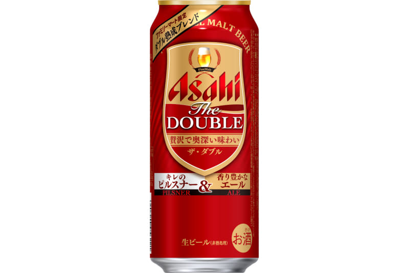 「アサヒ ザ・ダブル ダブル熟成ブレンド」500ml缶