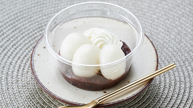 「白玉クリームぜんざい」（108円、12月8日発売）