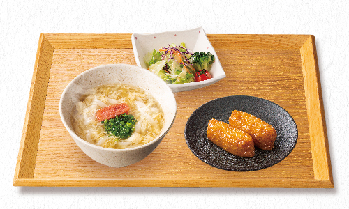 小明太あんかけうどんといなりずし（2個）セット