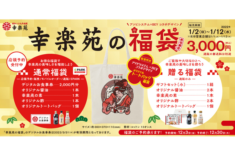 幸楽苑の福袋