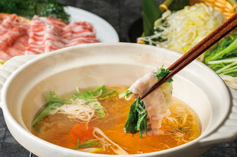 金華豚しゃぶしゃぶコース