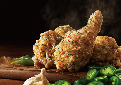 ケンタッキーバントレーラー\"G. タッカベリー & ソンズ　コンストラクション\" KFC「グリーンホットチキン」発売、緑のハラペーニョ使用、“カッと熱く