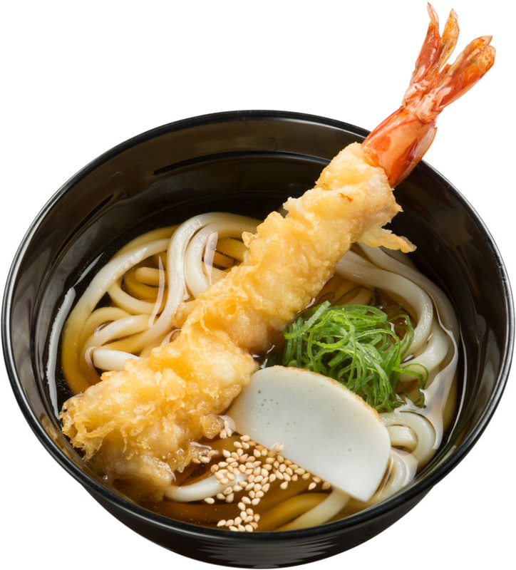 「ドデカえび天うどん」（418円）