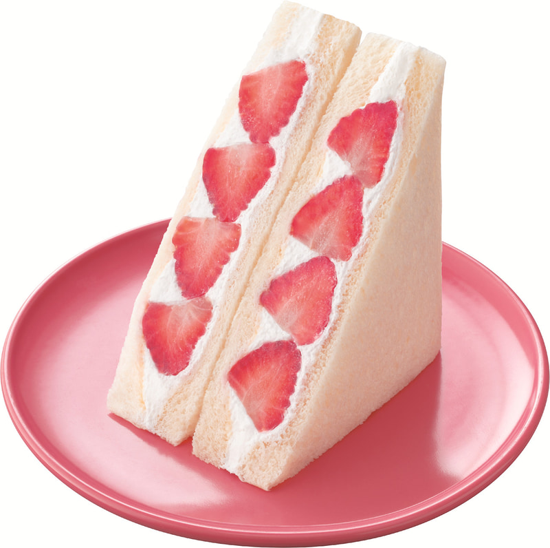 いちごのフルーツサンド