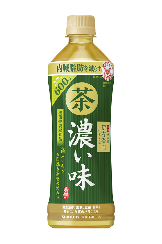 「伊右衛門 濃い味 600ml」（140円）