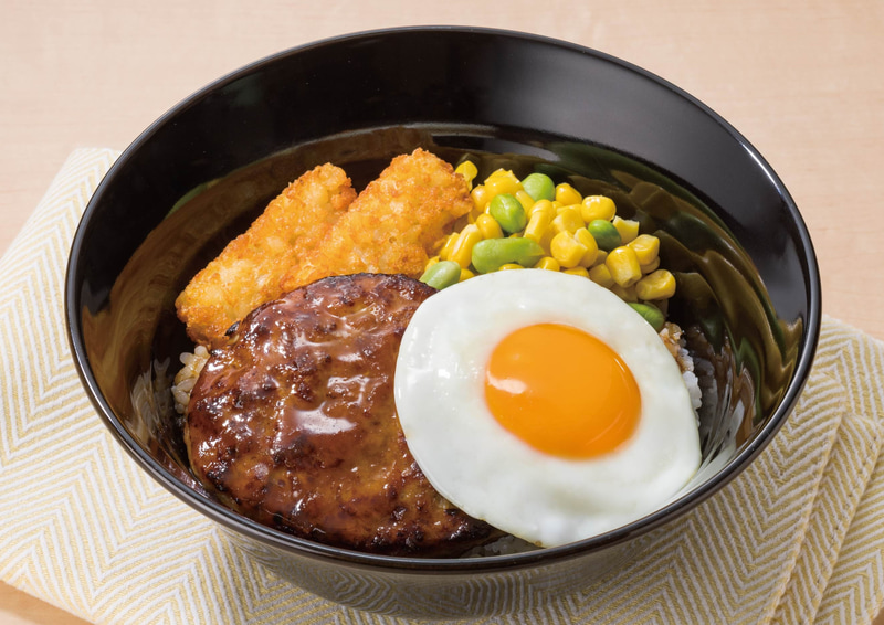 「ハンバーグロコモコ丼ランチ」（598円）