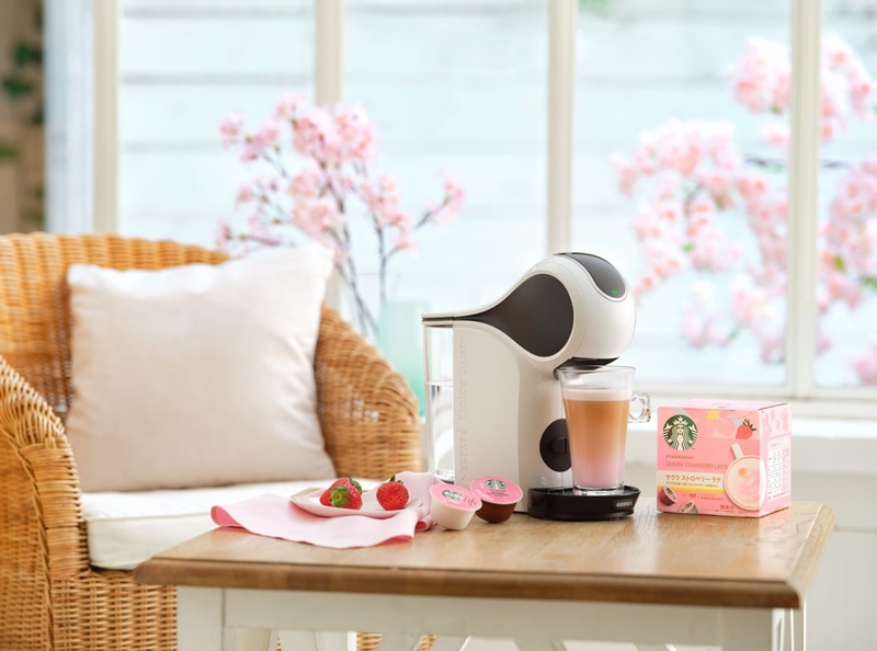 「スターバックス サクラ ストロベリー ラテネスカフェ ドルチェ グスト 専用カプセル」（980円）