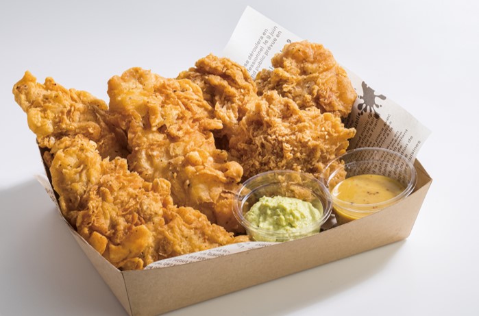 「クリスプチキン6ピースBOX（ささみ3個＆もも3個）」（972円）