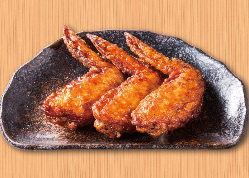 「手羽先から揚げ（1本）」（107円）
