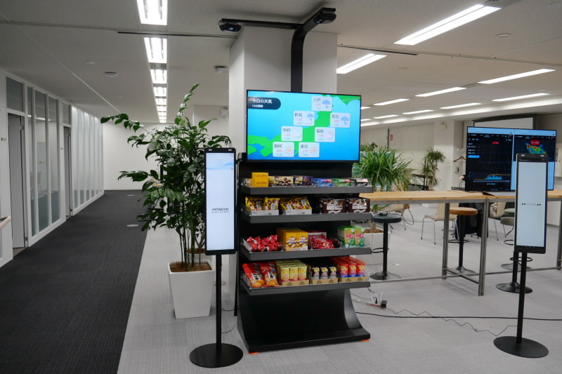 日立が開発した小型無人店舗のサービスコンセプト「CO-URIBA」