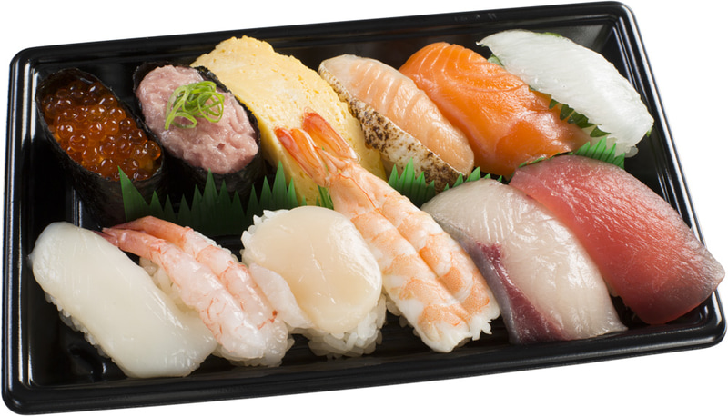 「スシローセット12種（1人前）」（1110円）