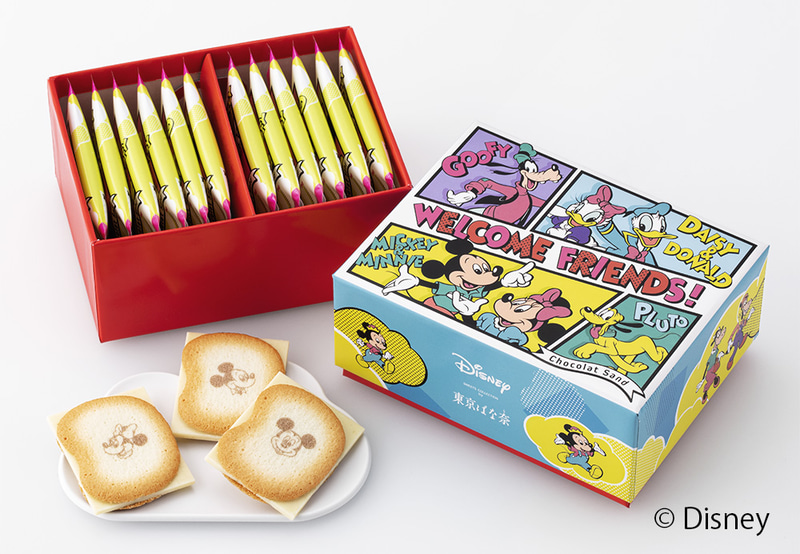 「ミッキー＆フレンズ/ショコラサンド『見ぃつけたっ』12枚入 ミッキー＆フレンズデザイン」（1080円）