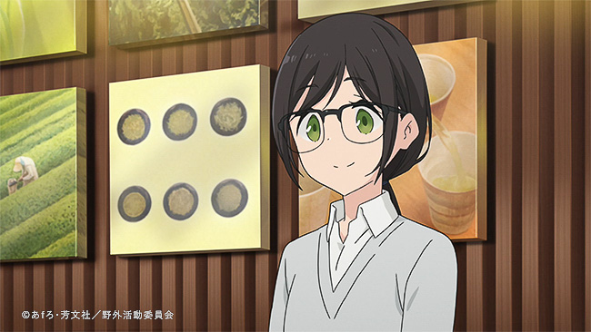 お茶屋「たかくら」の店員・菊川さん