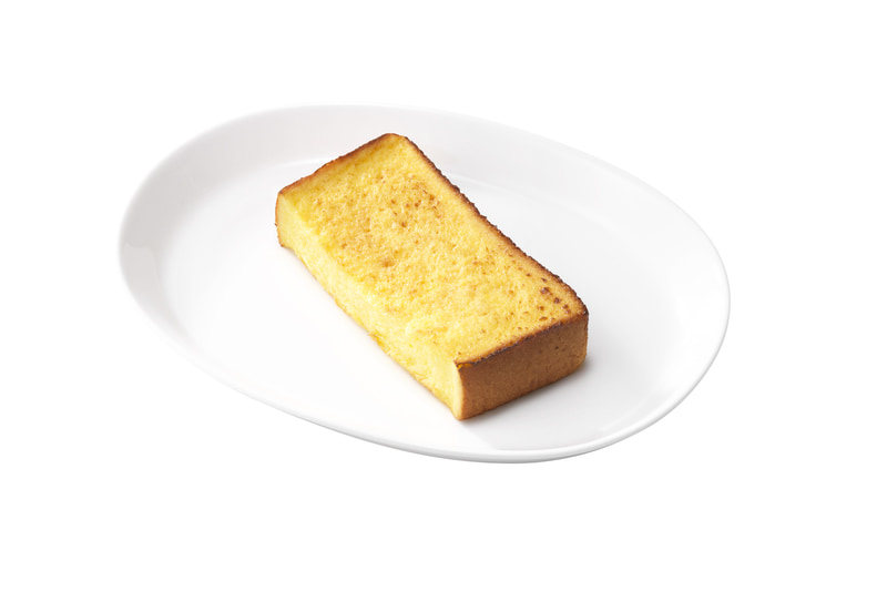 モスバーガー「バターなんていらないかも、と思わず声に出したくなるほど濃厚な食パンで作った『フレンチトースト』」