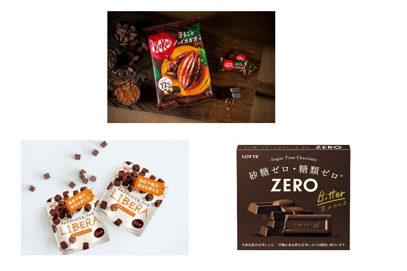 コンビニで気軽に買える「おすすめヘルシーチョコ3選」