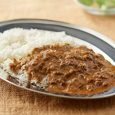 「素材を生かしたカレー マトンのキーマ（140g・1人前）」（350円）