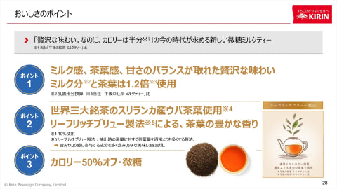 おいしさとカロリーオフの両立を目指した 午後の紅茶 ミルクティー 微糖 グルメ Watch