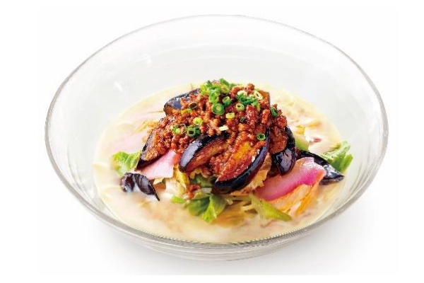 リンガーハット「冷やし麻婆茄子ちゃんぽん」