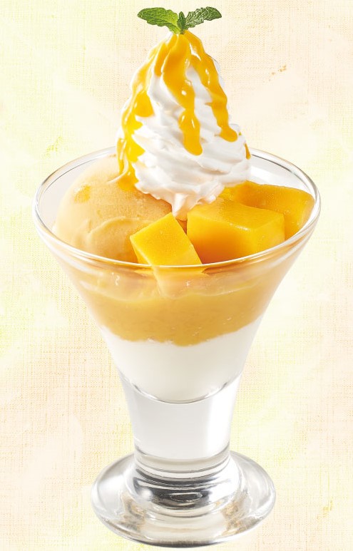 「マンゴーとヨーグルトのミニパルフェ」（399円）