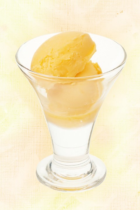 「マンゴーのソルベ」（299円）