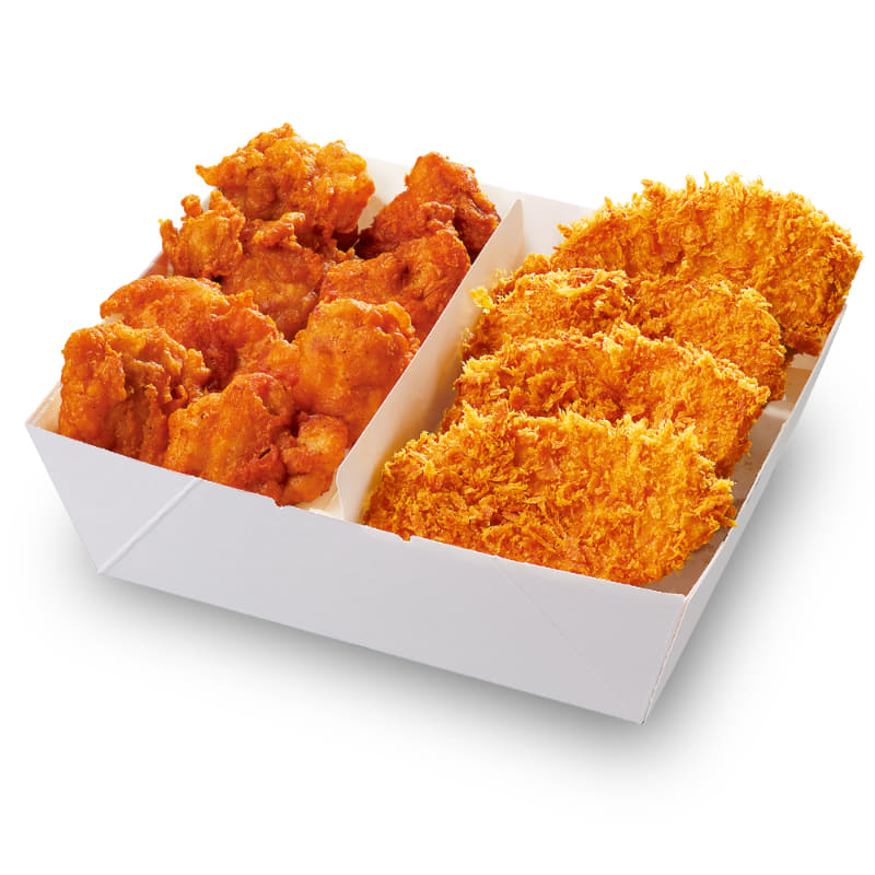 ロースカツ×から揚げ