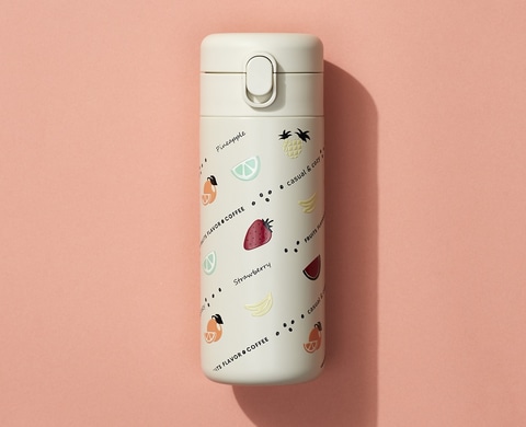 タリーズコーヒー×Casselini（キャセリーニ）、ポップなフルーツ柄を