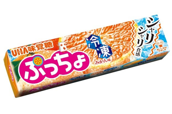 UHA味覚糖「ぷっちょスティック 冷凍みかん」