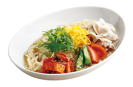 豚しゃぶとキムチのピリ辛盛岡冷麺