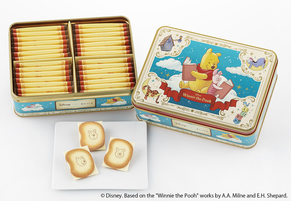 ディズニー Disneyクッキージャー　くまのぷーさん ディズニー　くまのプーさんクッキー缶　c⁄#ピンク