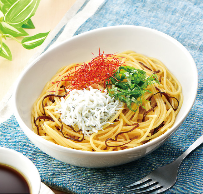 「パスタ 駿河湾産しらすの和風仕立て」
