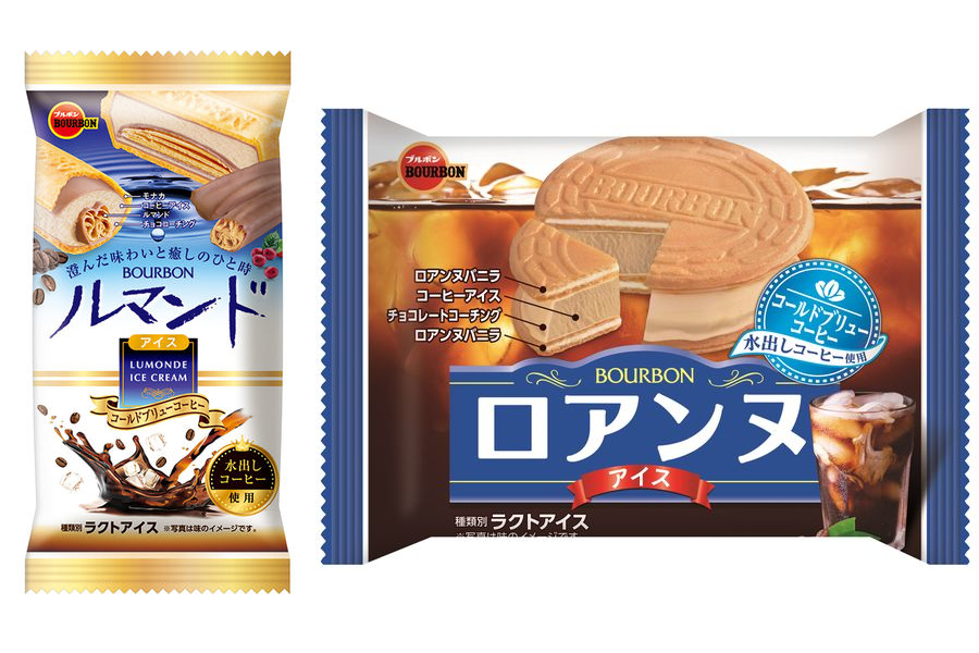 ブルボン「ルマンドアイス」「ロアンヌアイス」