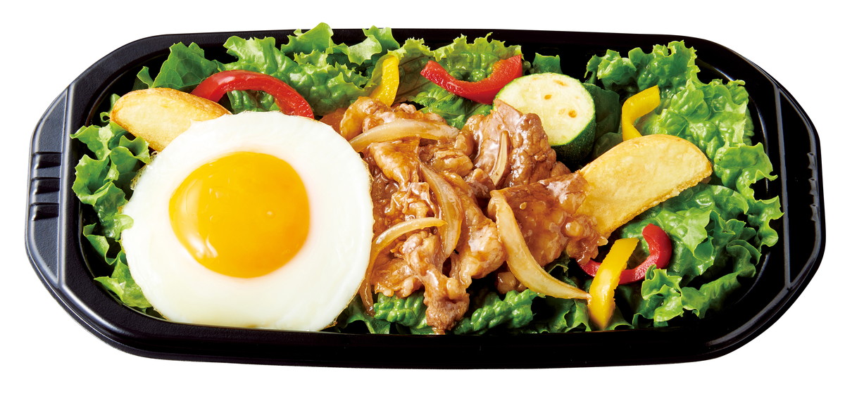 「カルビ焼肉サラダ」（490円）