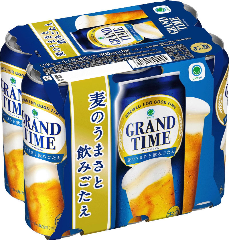 「グランドタイム 500mL×6缶」（980円）