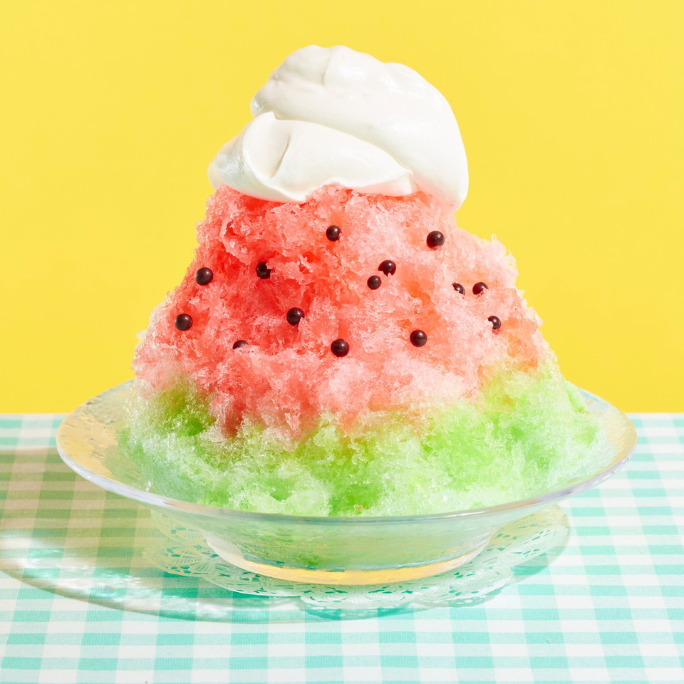 ココス レトロ感じるしろくま メロンソーダなど ふわふわ純氷かき氷フェア グルメ Watch