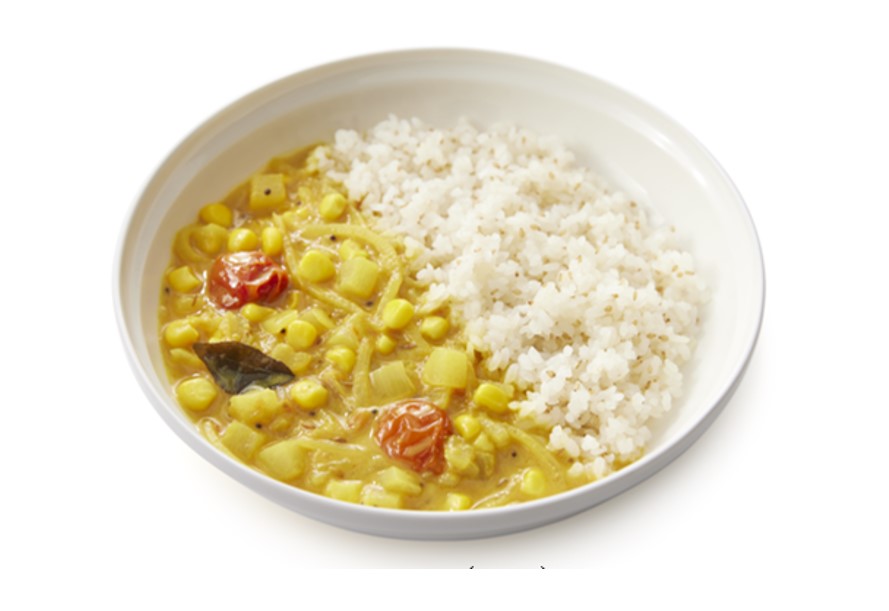 青パパイヤとセミドライトマトのサマーカレー