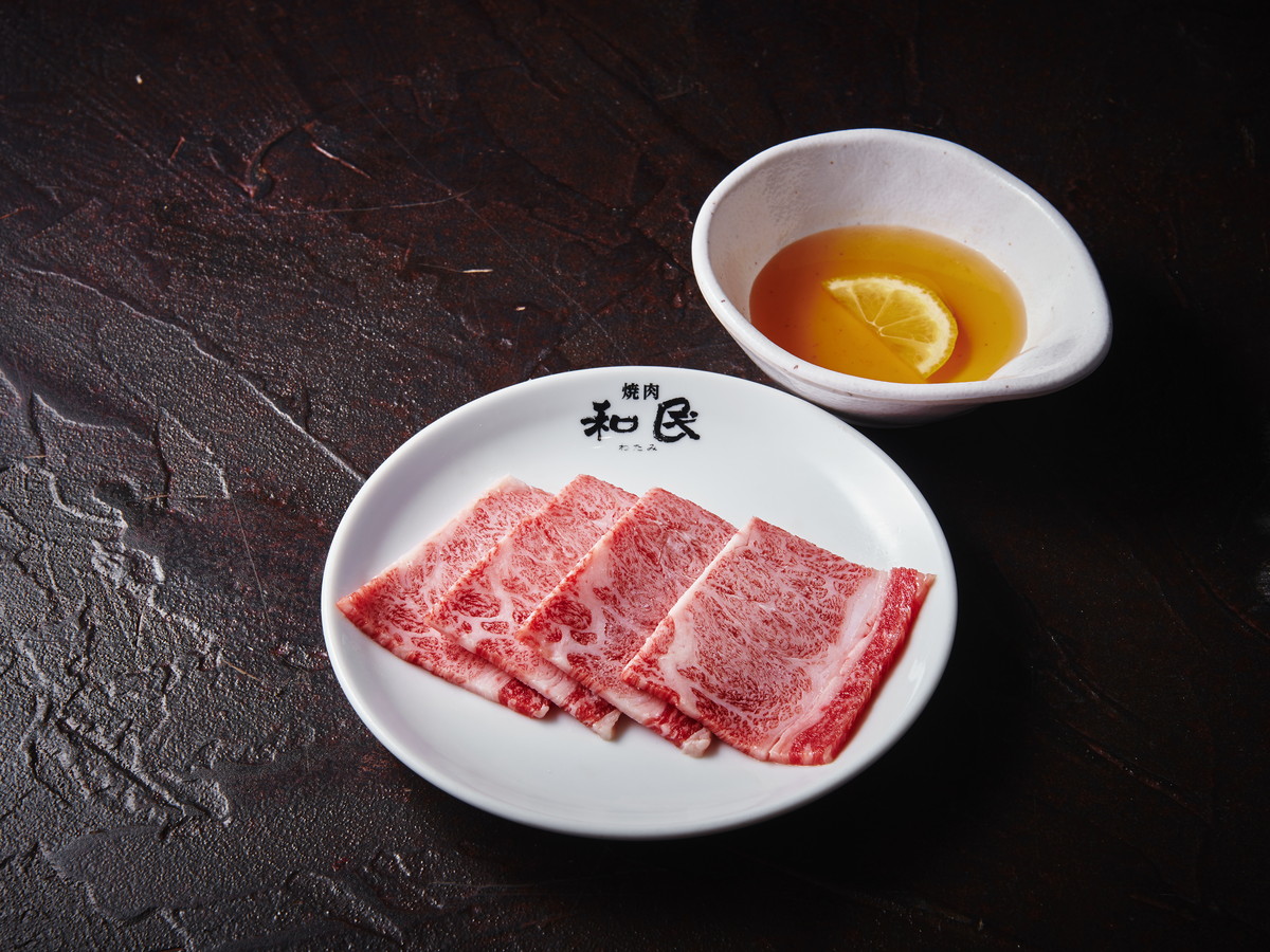 「A5ランク仙台牛カルビ～和風出汁～」（429円）