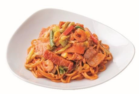 リンガーハットのちゃポリタン（調理例）