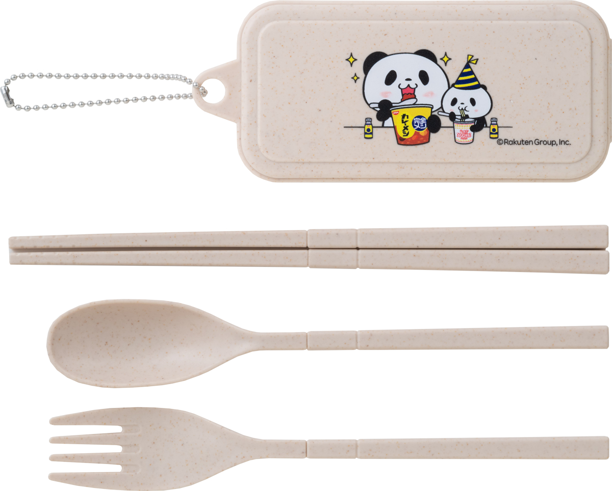 お買いものパンダ オリジナルカトラリー3点セット