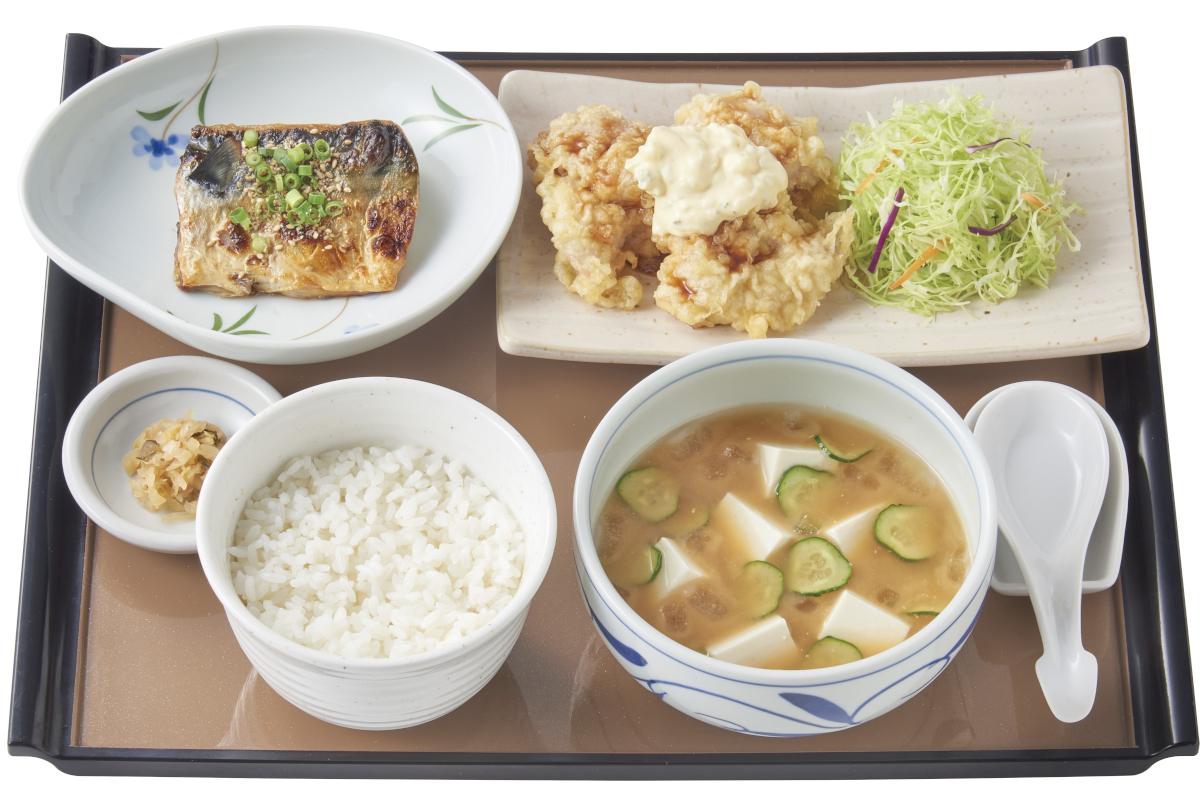 「宮崎冷汁ととり南蛮の定食」（920円）