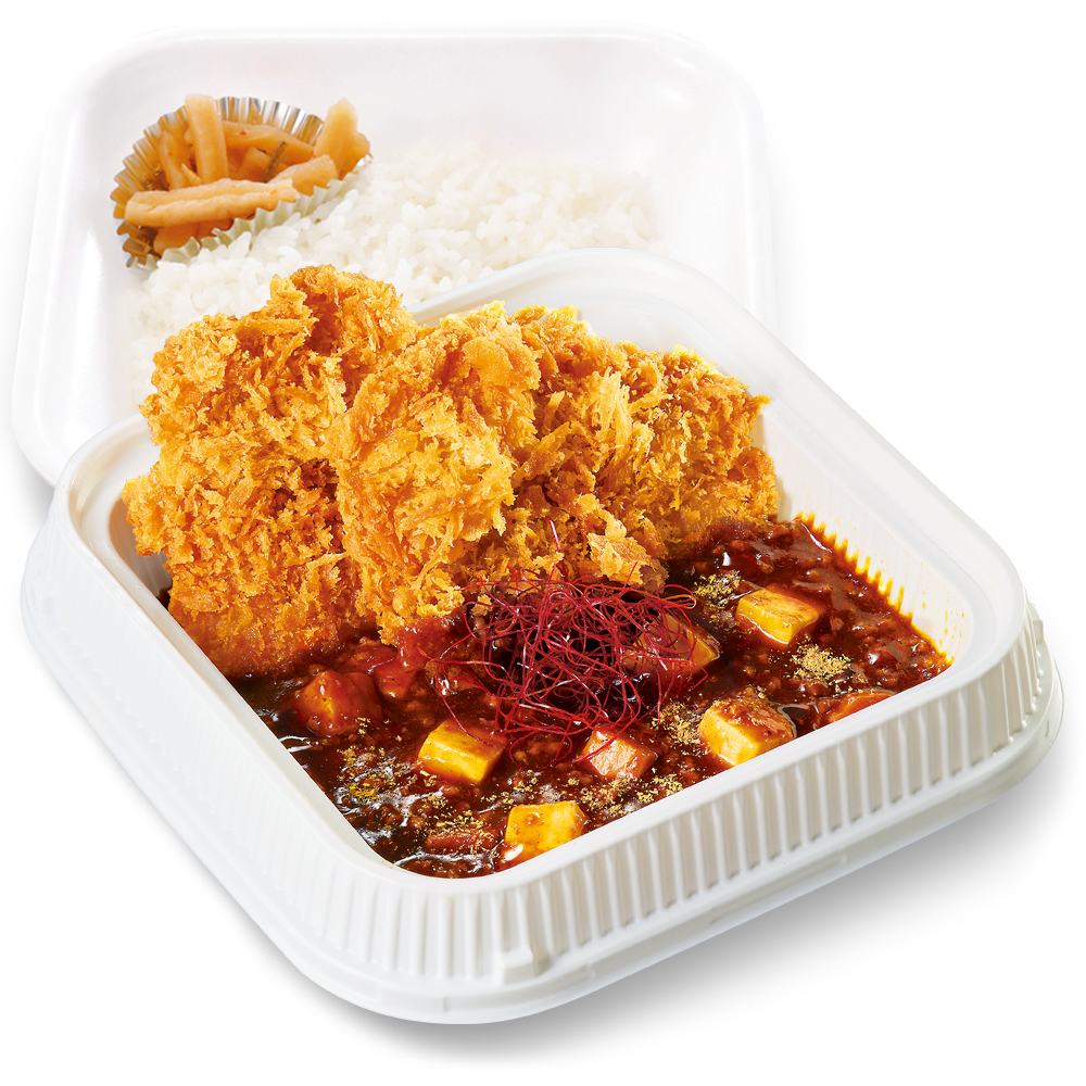 シビ辛麻婆チキンカツ弁当（810円）