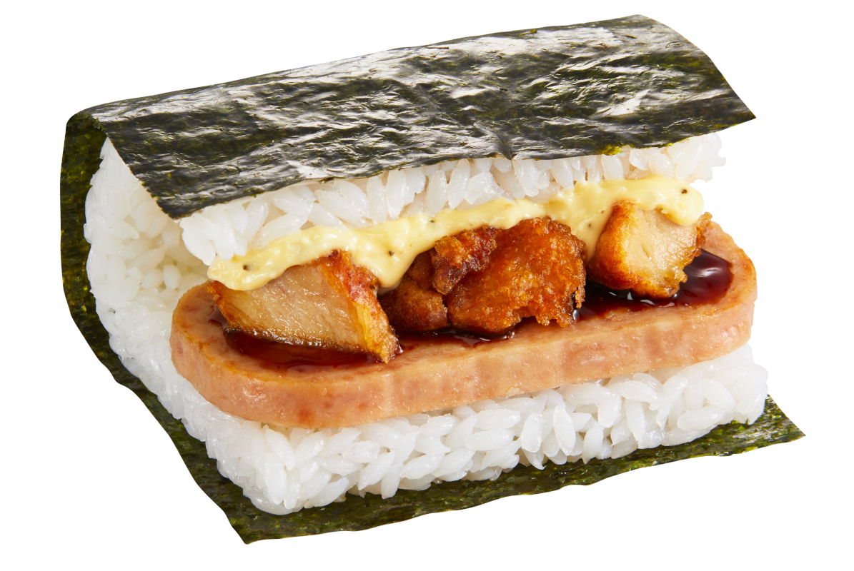 SPAMむすび唐揚マヨネーズ