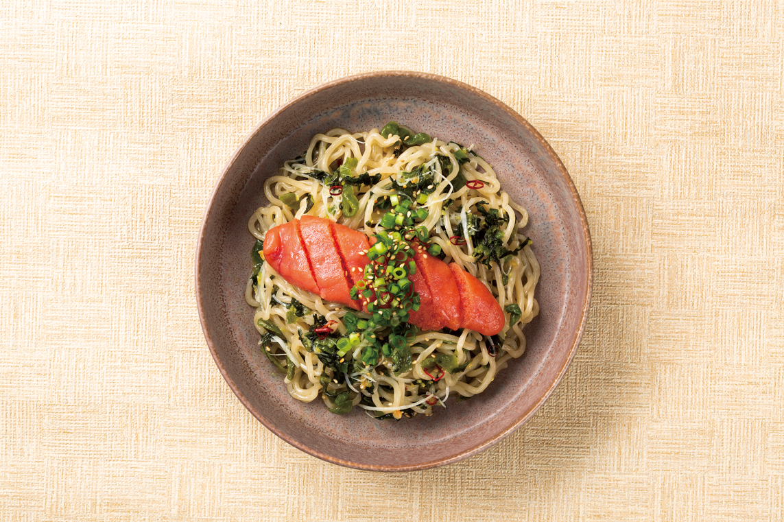 東京たらこスパゲティ「渋谷店限定 辛子高菜と明太子のペペロンチーノ」